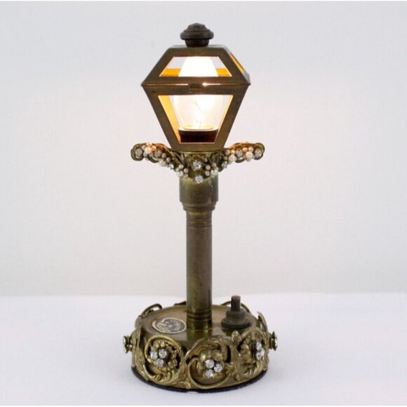 Original by Robert mcm vanity light, Robert Levi Hollywood Regency night light - Picture 2 of 12